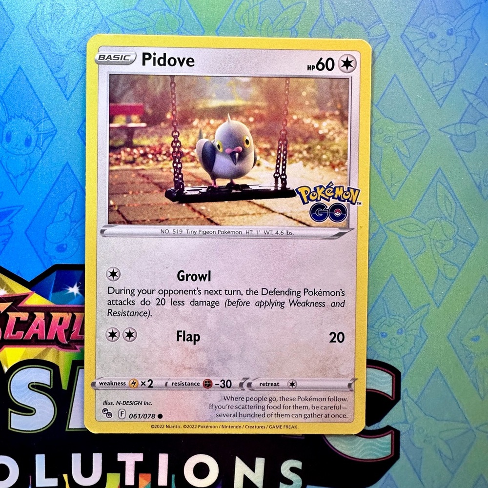 pidove (061/078) - common — pokémon: pokemon go
